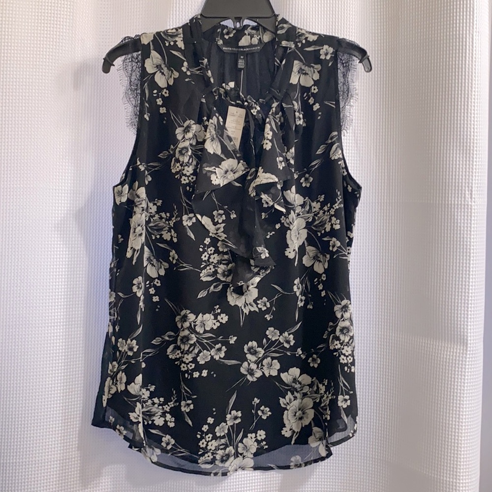 White House Black Market sleeveless blouse